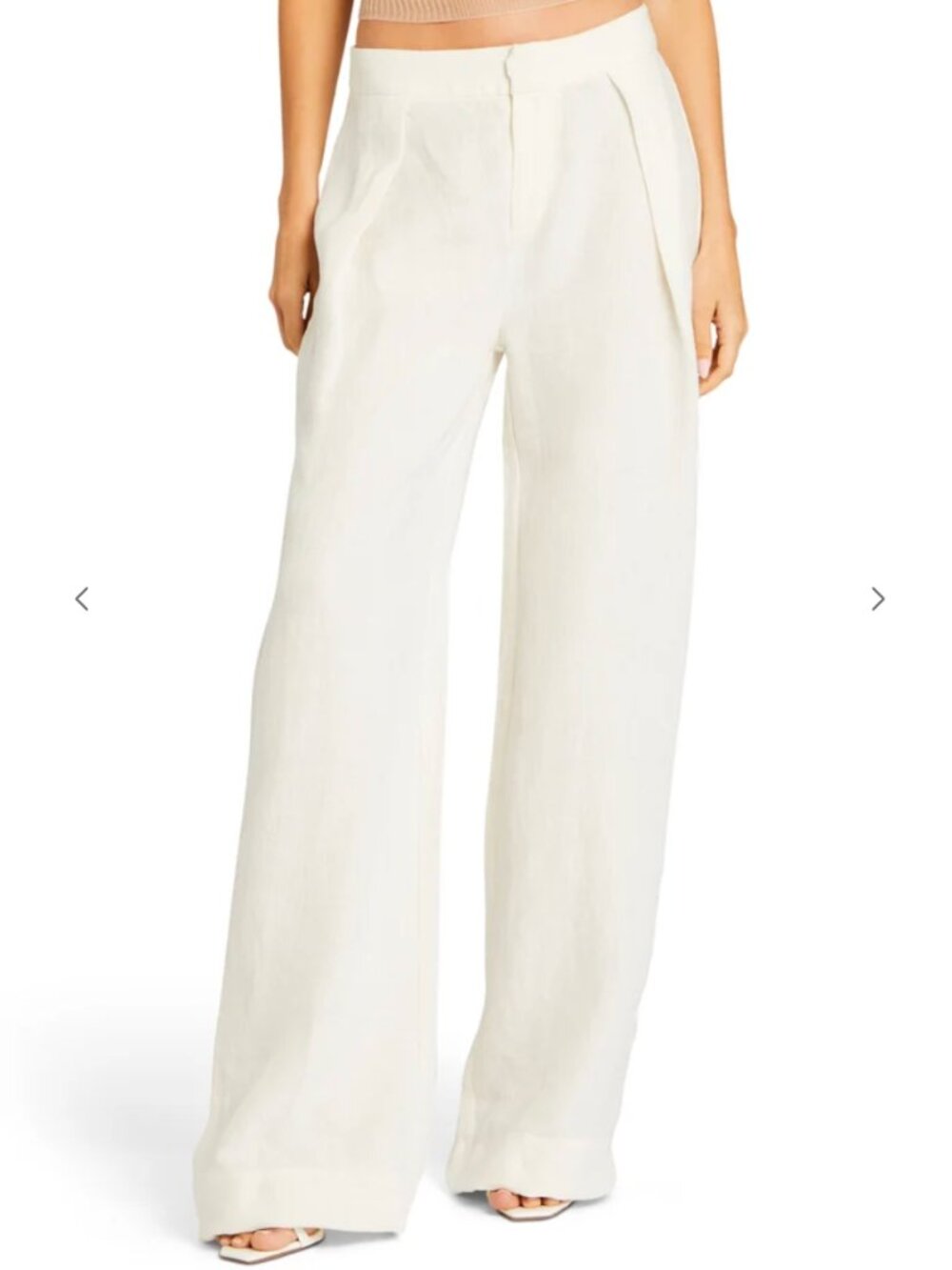 NWT Myrtle Linen Pleated Pant